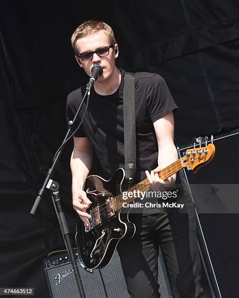 Joe Bautista of Best Coast performs during day 3 of the 3rd Annual Shaky Knees Music Festival at Atlanta Central Park on May 10, 2015 in Atlanta City.