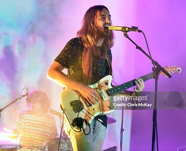 Jay "Gumby" Watson and Kevin Parker of Tame Impala perform during day 3 of the 3rd Annual Shaky Knees Music Festival at Atlanta Central Park on May...