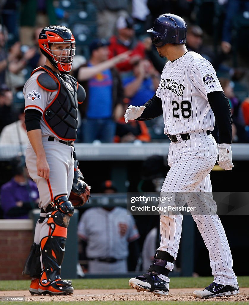 San Francisco Giants v Colorado Rockies