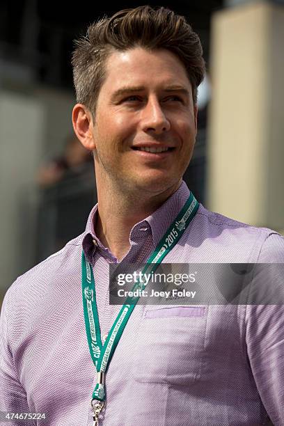 Arie Luyendyk Jr. Attends the 2015 Indy 500 at Indianapolis Motorspeedway on May 24, 2015 in Indianapolis, Indiana.