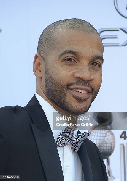 Actor Aaron D. Spears attends the 45th NAACP Image Awards at Pasadena Civic Auditorium on February 22, 2014 in Pasadena, California.