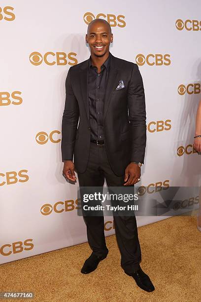 Mehcad Brooks attends the 2015 CBS Upfront at The Tent at Lincoln Center on May 13, 2015 in New York City.