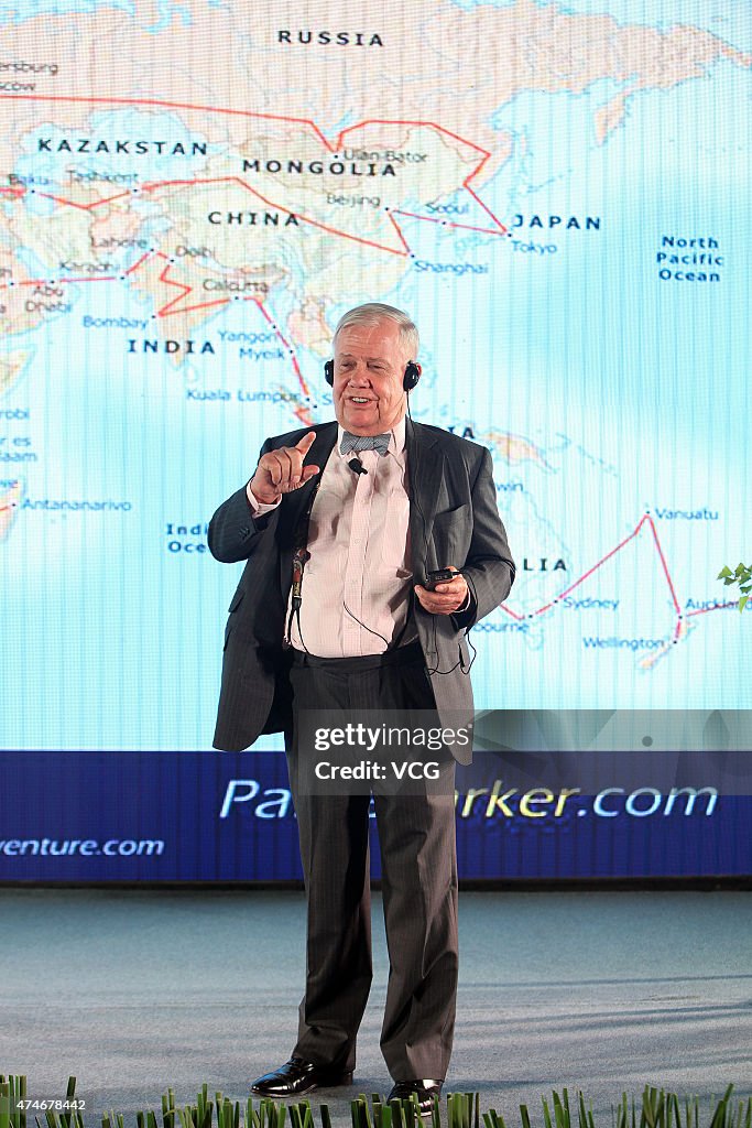 Global Investor Jim Rogers Gives A Lecture In Shijiazhuang