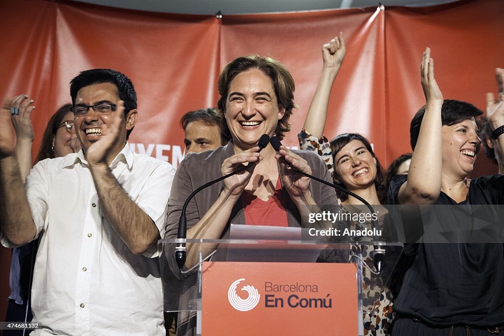 Spain elections: Ada Colau wins Barcelona local elections