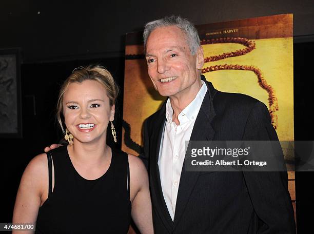 Actress Bree Olson and actor Dieter Laser arrive for the Premiere Of IFC Midnight's "The Human Centepede 3 " held at TCL Chinese 6 Theatres on May...