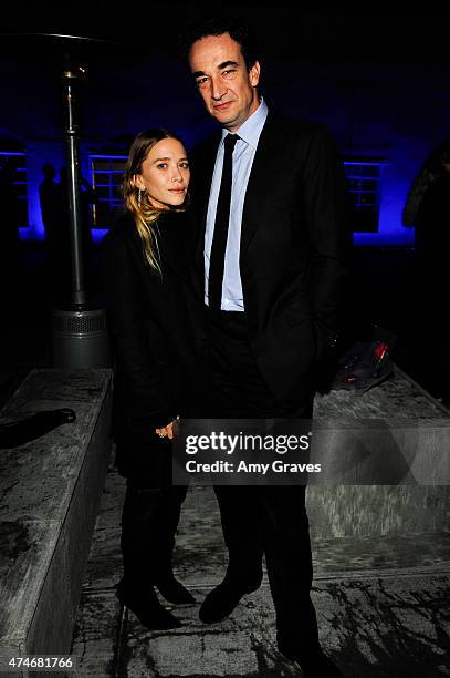 Mary-Kate Olsen, Olivier Sarkozy attend the Just One Eye Launch of the Utilitarian Backpack Event at Just One Eye on December 5, 2014 in Hollywood,...