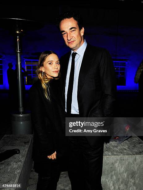 Mary-Kate Olsen, Olivier Sarkozy attend the Just One Eye Launch of the Utilitarian Backpack Event at Just One Eye on December 5, 2014 in Hollywood,...