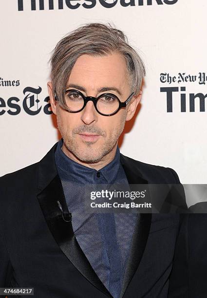 Alan Cumming attends TimesTalk Presents An Evening With "Cabaret" at The Times Center on February 24, 2014 in New York City.