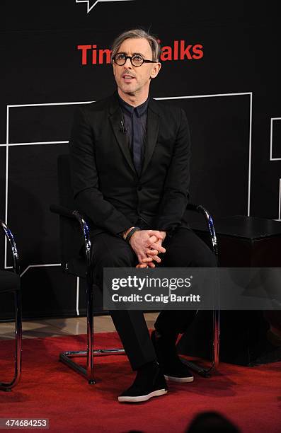 Alan Cumming attends TimesTalk Presents An Evening With "Cabaret" at The Times Center on February 24, 2014 in New York City.