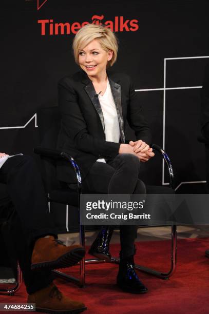 Michelle Williams attends TimesTalk Presents An Evening With "Cabaret" at The Times Center on February 24, 2014 in New York City.