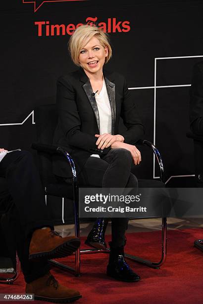 Michelle Williams attends TimesTalk Presents An Evening With "Cabaret" at The Times Center on February 24, 2014 in New York City.