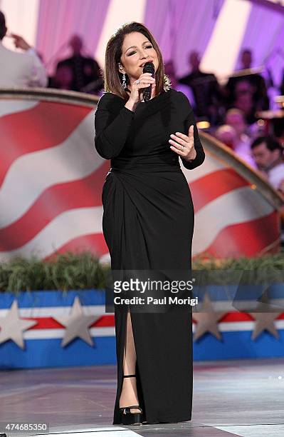 Gloria Estefan performs at the 26th National Memorial Day Concert on May 24, 2015 in Washington, DC.
