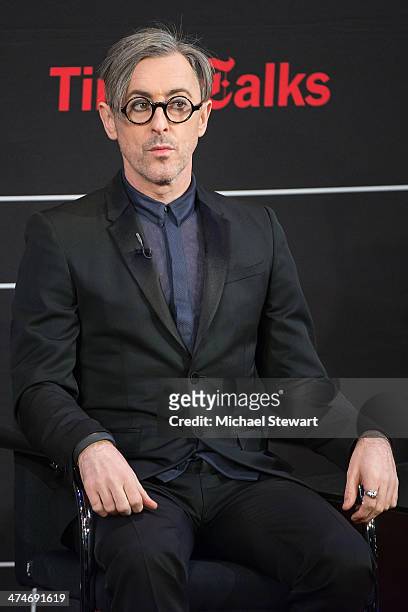 Actor Alan Cumming attends TimesTalk Presents An Evening With "Cabaret" at TheTimesCenter on February 24, 2014 in New York City.