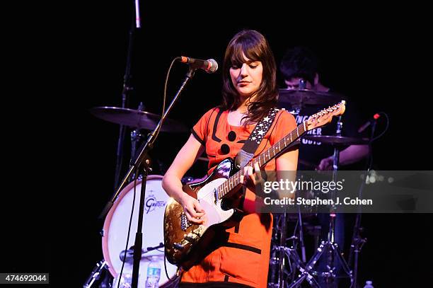 Nube9 performs during Abbey Road On The River Festival at Belvedere Festival Park on May 23, 2015 in Louisville, Kentucky.