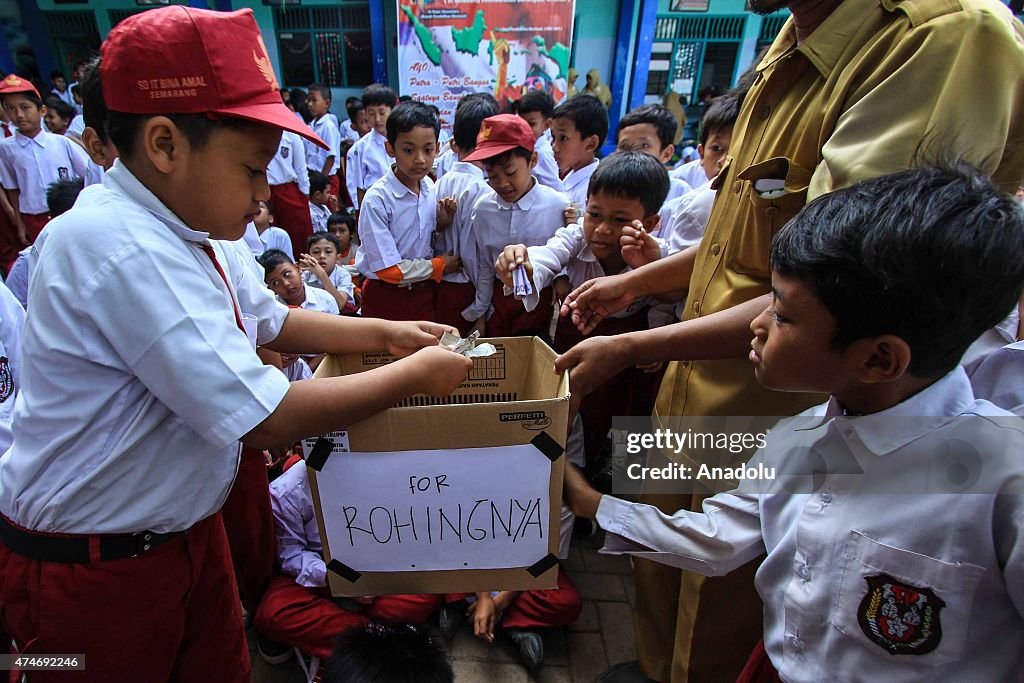 Praying for Rohingya Refugees In Indonesia