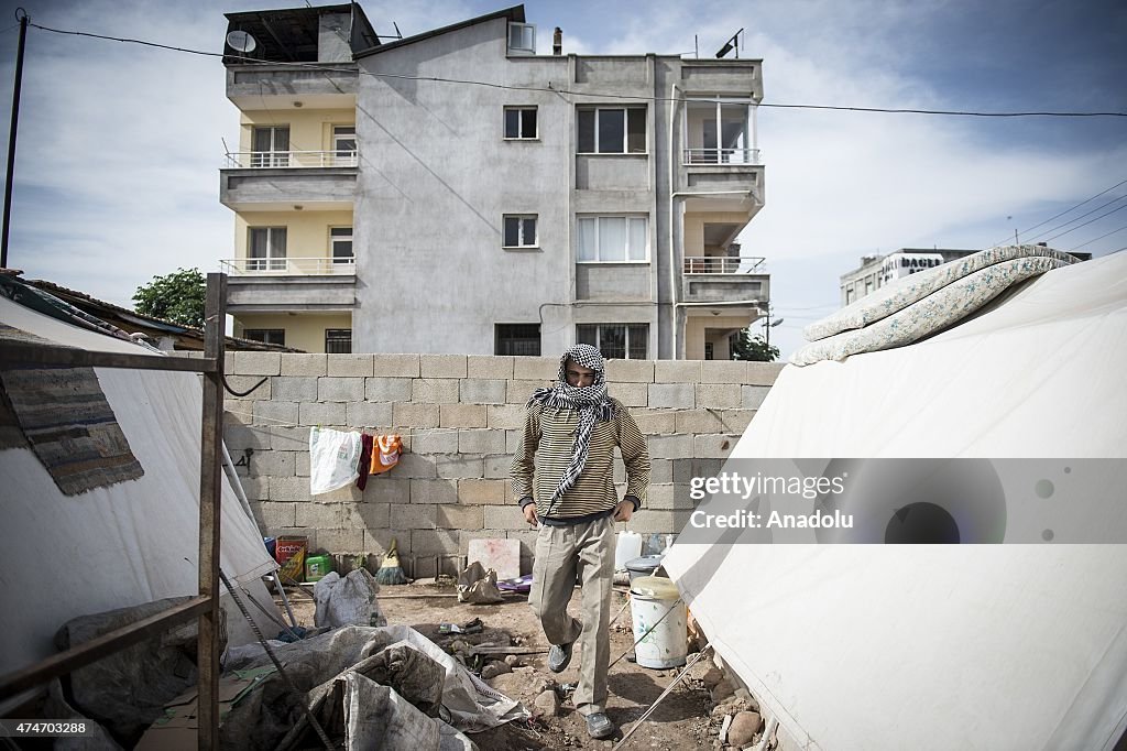 Syrian refugees living in Turkey's Hatay city