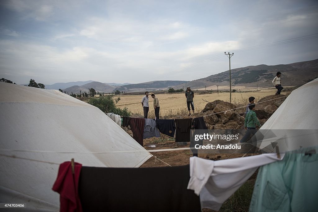 Syrian refugees living in Turkey's Hatay city