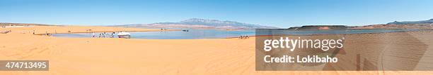 sand hollow reservoir - st george utah stock pictures, royalty-free photos & images