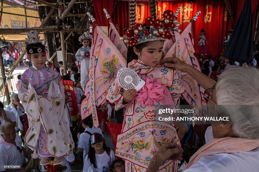 HONG KONG-CULTURE-FESTIVAL-BUN