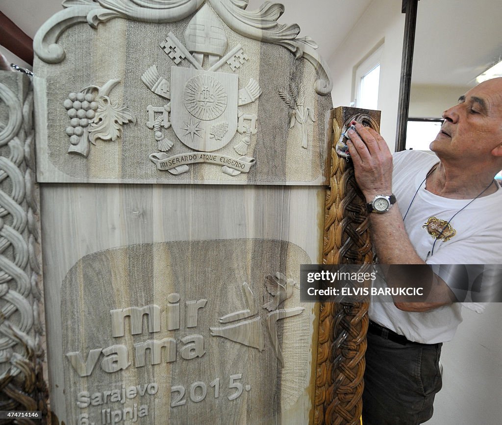 BOSNIA-POPE-VISIT