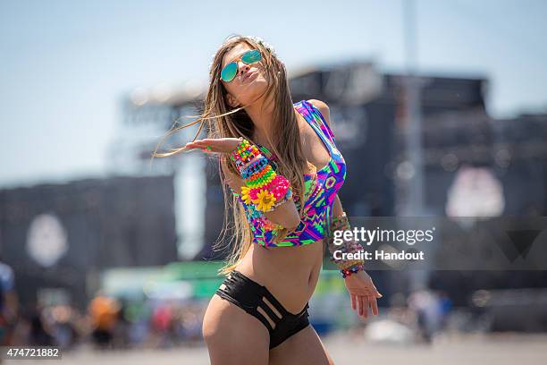 In this handout photo provided by Insomniac, the 4th Annual Electric Daisy Carnival , New York returns to MetLife Stadium Memorial Day weekend, May...