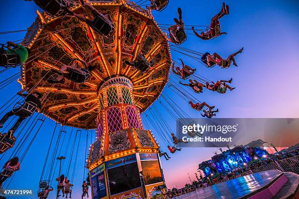 In this handout photo provided by Insomniac, the 4th Annual Electric Daisy Carnival , New York returns to MetLife Stadium Memorial Day weekend, May...