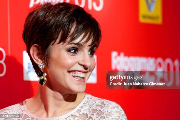 Veronica Echegui attends 'Fotogramas Awards' 2013 at Teatro Joy Eslava on February 24, 2014 in Madrid, Spain.