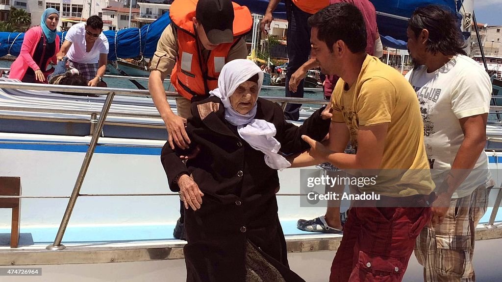 Illegal migrants captured in Turkey's Mugla