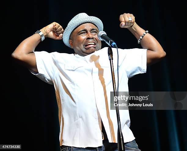 Actor/comedian Alex Thomas performs during the 8th Annual Memorial Day Weekend Comedy Festival at James L Knight Center on May 24, 2015 in Miami,...