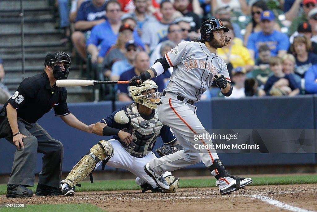 San Francisco Giants v Milwaukee Brewers