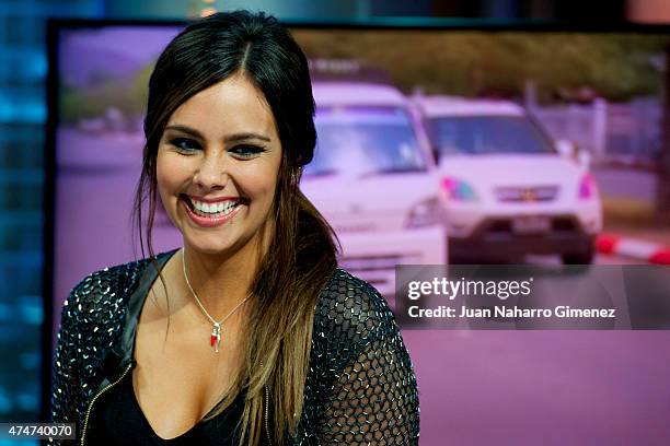 Cristina Pedroche attends 'El Hormiguero' Tv show at Vertice Studio on May 25, 2015 in Madrid, Spain.