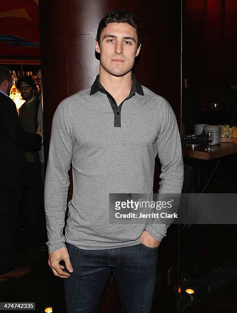 Player Kris Kreider attends the 2nd Annual Brad Richards Foundation Wines of the World at Stone Rose at the Time Warner Center on February 24, 2014...