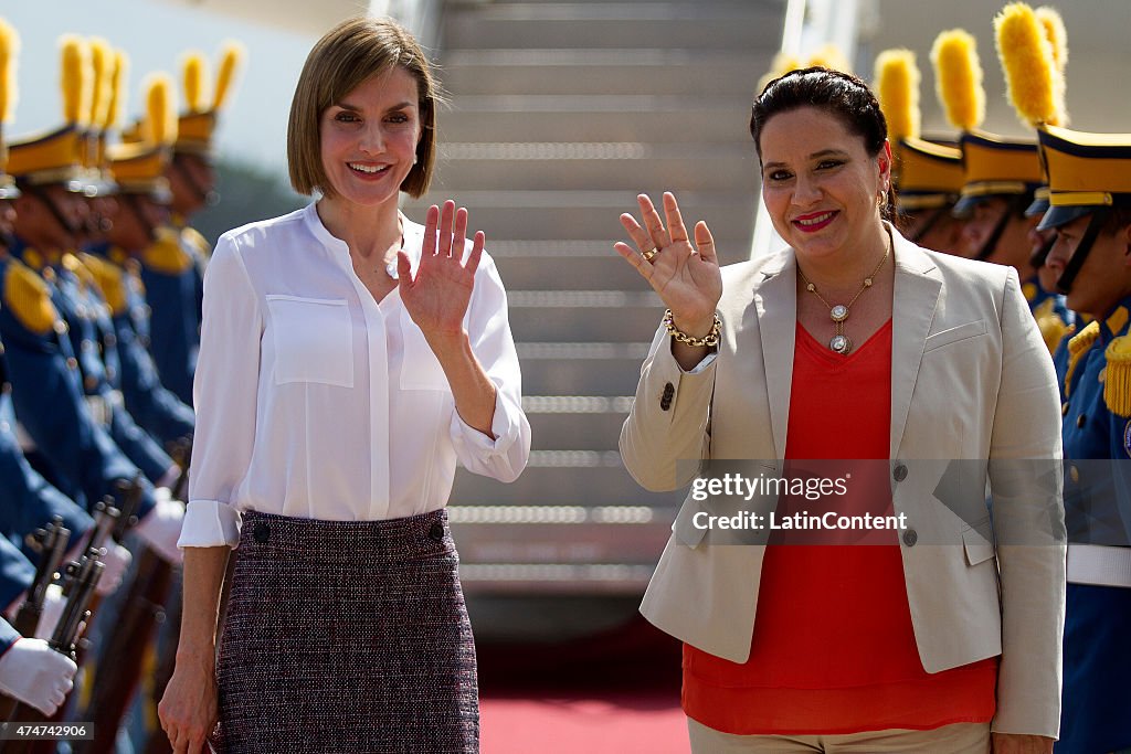 Queen Letizia of Spain Visits Honduras