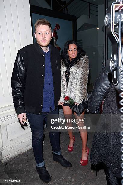 James Arthur is seen leaving a nightclub on November 29, 2012 in London, United Kingdom.