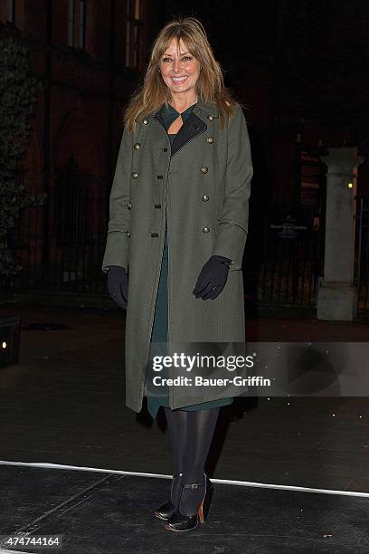 Carol Vorderman is seen on November 22, 2012 in London, United Kingdom.