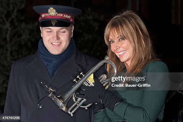 Carol Vorderman is seen on November 22, 2012 in London, United Kingdom.