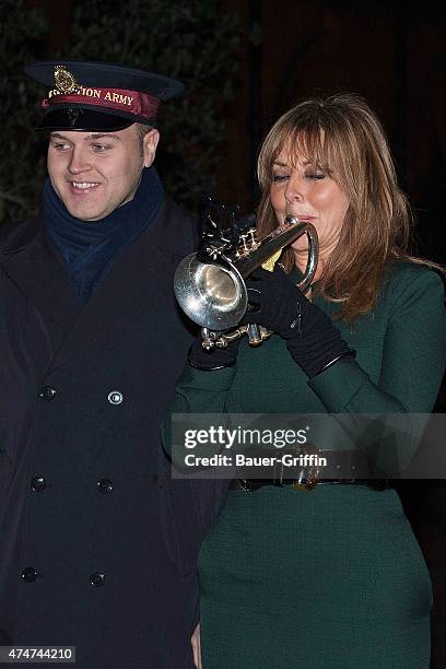 Carol Vorderman is seen on November 22, 2012 in London, United Kingdom.