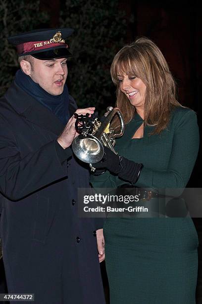 Carol Vorderman is seen on November 22, 2012 in London, United Kingdom.