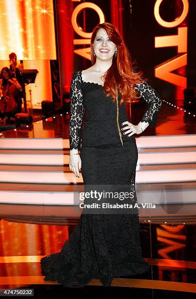 Noemi attends PREMIO TV 2015 Awards at RAI Dear Studios on May 25, 2015 in Rome, Italy.