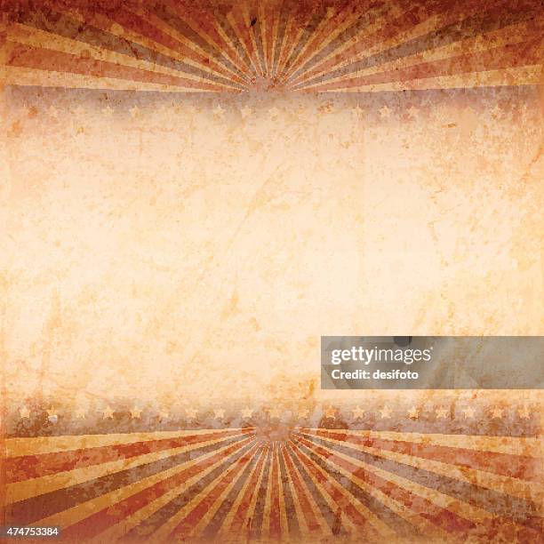 vector illustration of old grunge patriotic background - american flag texture stock illustrations