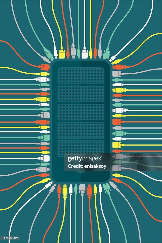 Color Image Computer Network Computer Network High-Res Vector Graphic - Getty Images