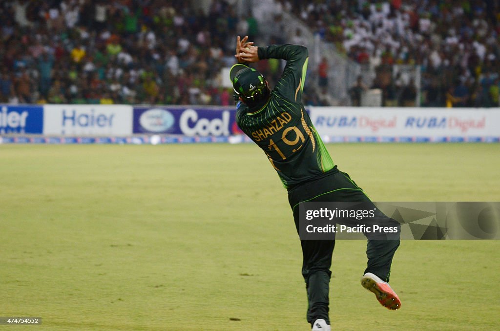 View of the 2nd and final International T20 cricket match...