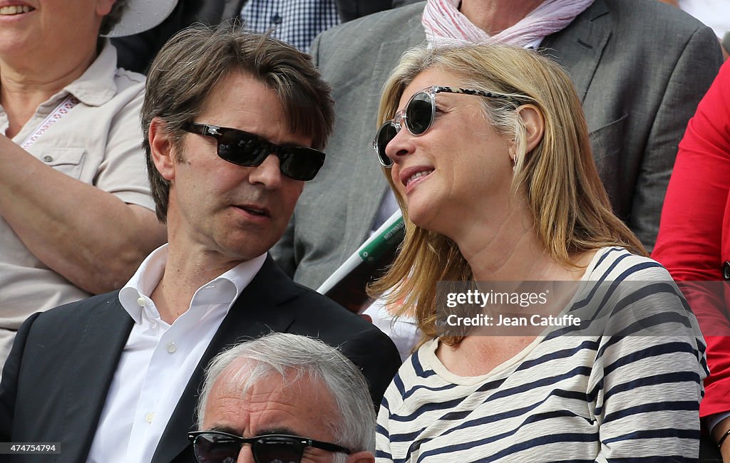 Celebrities At French Open 2015 - Day Two