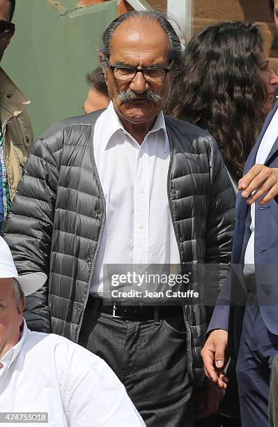 Gerard Hernandez of 'Scenes de Menage' attends day 2 of the French Open 2015 at Roland Garros stadium on May 25, 2015 in Paris, France.