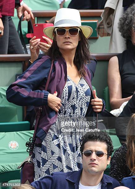 Julie de Bona attends day 2 of the French Open 2015 at Roland Garros stadium on May 25, 2015 in Paris, France.