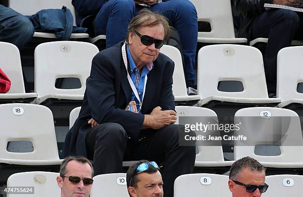 Daniel Lauclair attends day 2 of the French Open 2015 at Roland Garros stadium on May 25, 2015 in Paris, France.