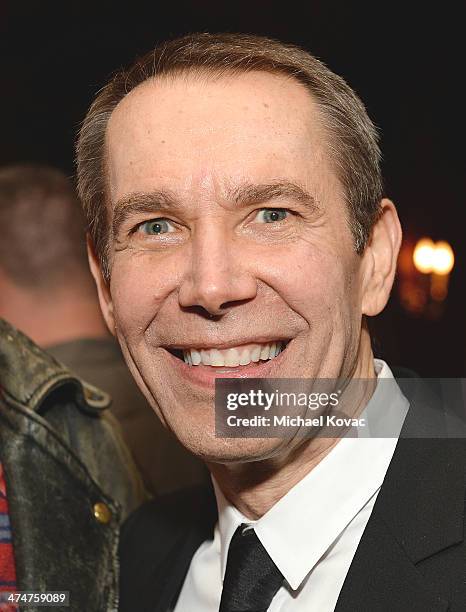 Artist Jeff Koons attends the Dom Perignon Reception after The Un-Private Collection: Jeff Koons and John Waters in Conversation at Orpheum Theatre...