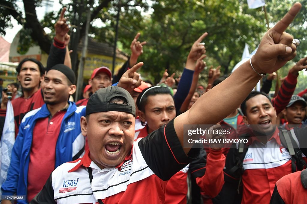 INDONESIA-SEASIA-MIGRANTS-PROTEST