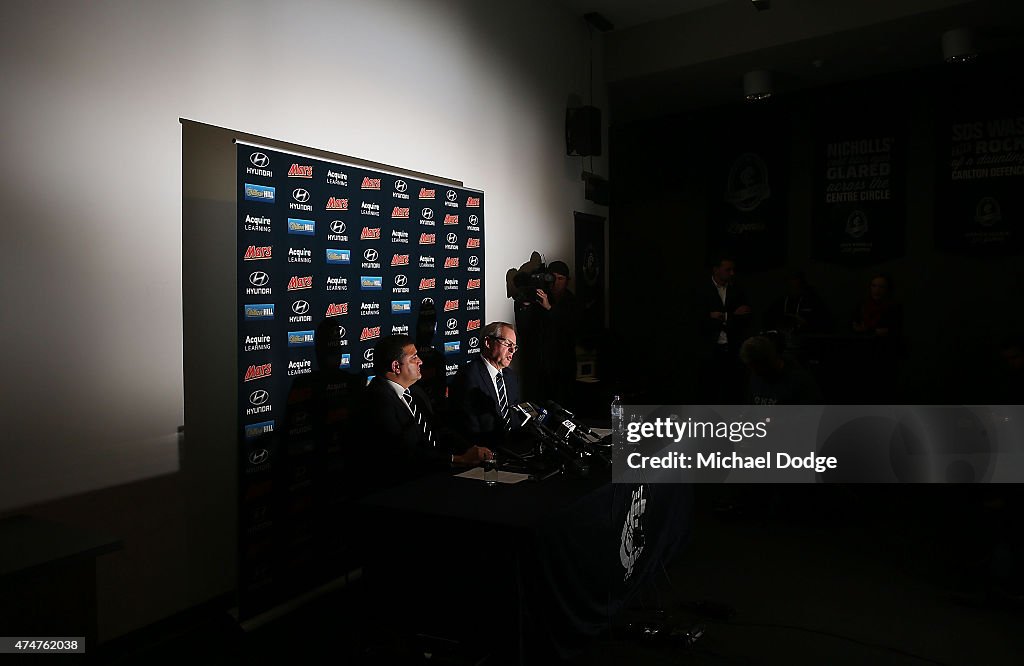 Carlton Blues Press Conference