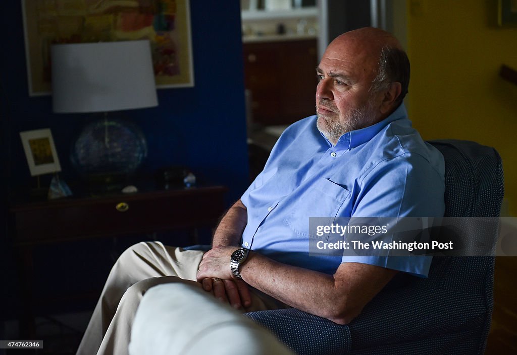 ANNAPOLIS, MD - MAY 13: Arthur Chotin, 70, is photographed at h